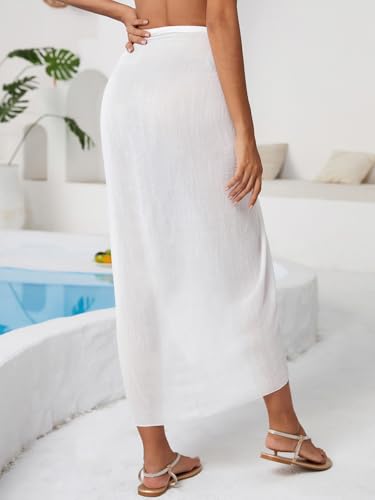 Image of QIANXIZHAN Women's Swimsuit Cover Up,Beach Sarong Wrap Bottom Coverup