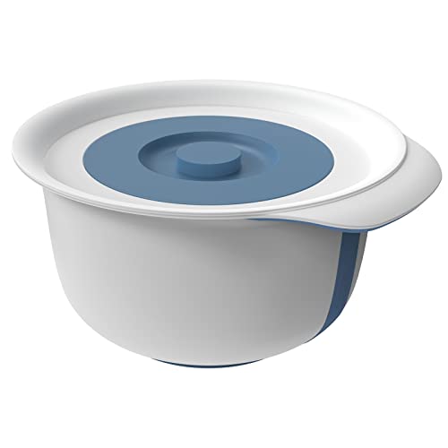 Rotho 1043306161 Fresh 2er-Set Schüssel 1.2l + 4l mit Deckel, Kunststoff, Nicht zutreffend