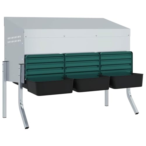 Nichoir à 3 compartiments amovibles pour un nettoyage rapide