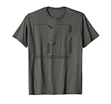 MTV Distressed Vintage Black and White Logo Graphic T-Shirt T-Shirt