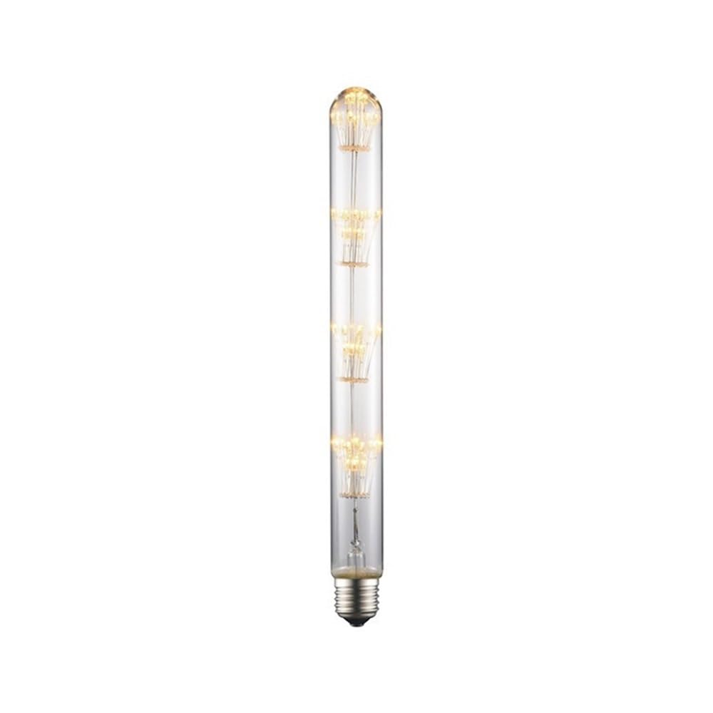 Fengyan Bombillas Domésticas 10 unids/Lote 85-265V 3W T30-300mm Full Star Edison Vintage LED Full Star Bombilla T300 Flauta Bombilla Tubular