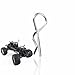 Alomejor 50 pièces RC Broches de Clip de carrosserie de Voiture, Clips de carrosserie RC en Acier Inoxydable Broches R pliées pour 1/10 1/12 1/16 échelle télécommande Voiture Shell