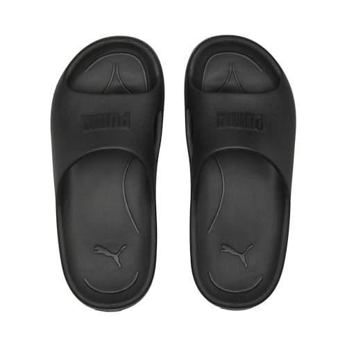 PUMA Women's SHIBUSA Slide Sandal, Black Black, 7 - image 6