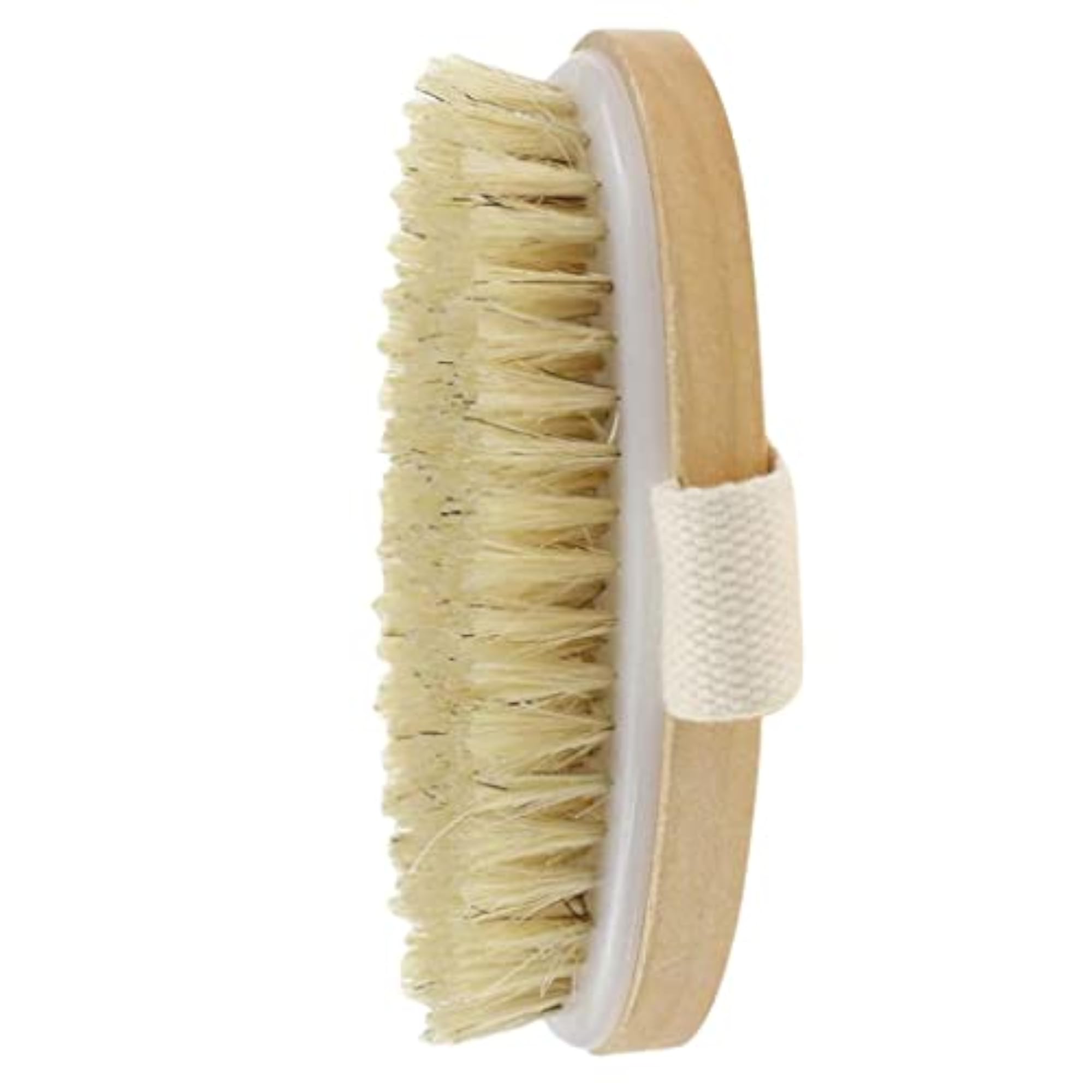 Natural Bristle Bath Brush, 4X Skin Exfoliation