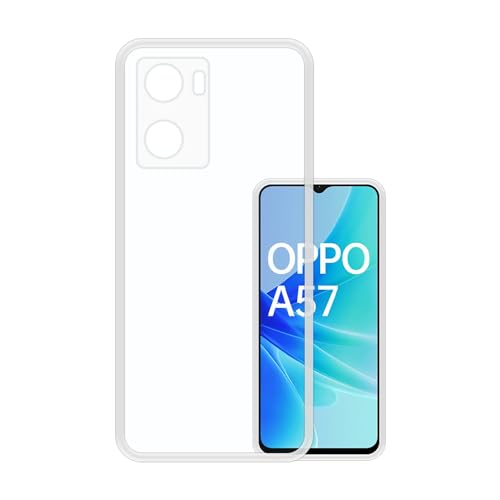Image of COVERBLACK Rubber Back Cover for Oppo CPH2473 / A77s (2022) - Transparent