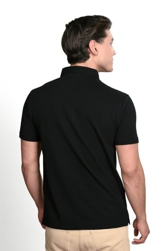 Polo para hombre untouched premium Supima Piqué con Lycra – algodón de lujo suave, elástico y transpirable miniatura 4
