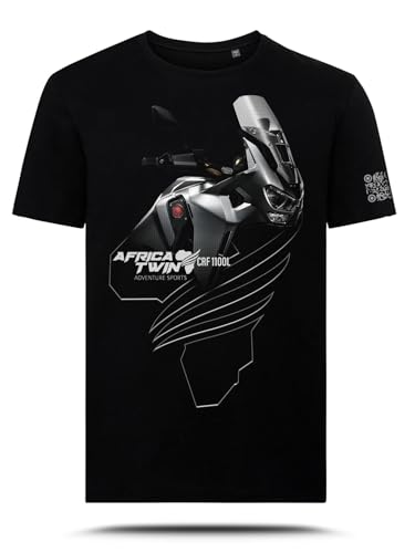 T-Shirt Africa Twin CRF 1100 L Adventure Sports 2025 Iridium Grey Résistant