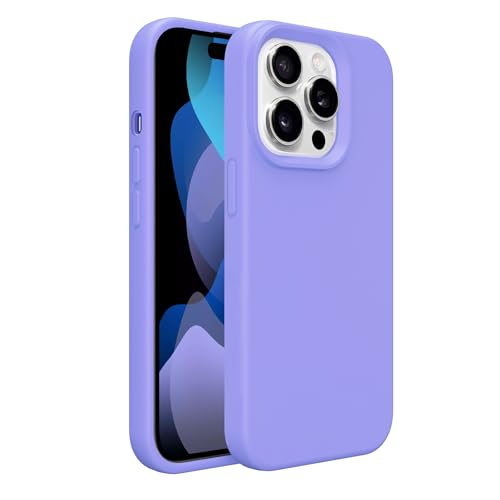 Image of iPhone 11 Pro Case Silicone,Soft Microfiber Lining(Light Purple)
