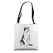 Sitting Cat Calico Tote Bag