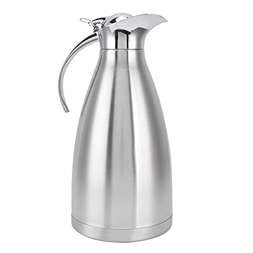 Garrafa térmica térmica de café com isolamento térmico de água, garrafa térmica de aço inoxidável, c
