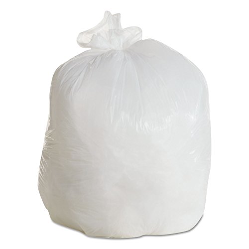 Ld Can Liners, 20-30gal, .60mil, 30w X 36h, White, 25/roll, 8 Rolls/carton