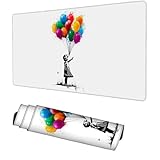 【UTILISATIONS MULTIPLES】: En tant que protecteur de bureau, il peut garder le bureau propre et servir également de belle décoration de bureau, ajoutant une atmosphère artistique à votre vie. S'applique à tous les types de claviers et de souris, léger et portable, parfait pour le bureau, la maison, les jeux, les voyages d'affaires et en déplacement.