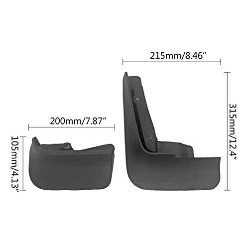 Garde-boue pour VW Transporter T5 T6 : Kit de 4 pièces SplashGuard