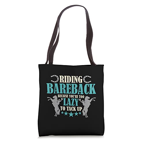 Bolso tote para amantes del rodeo y la monta sin silla miniatura 1