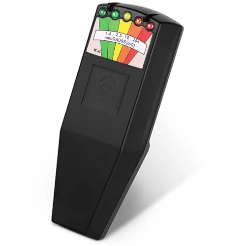 Detector de Radiación EMF Tester Medidor Magnético 5 LED miniatura 1