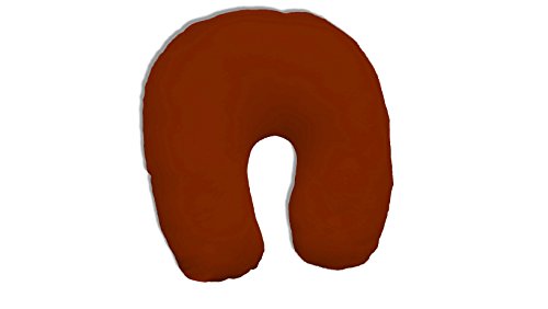 Dukal | Bezug für Nackenhörnchen | 45 x 12 cm | aus hochwertigem DOPPEL-Jersey | 100% Baumwolle | Farbe: Kupfer