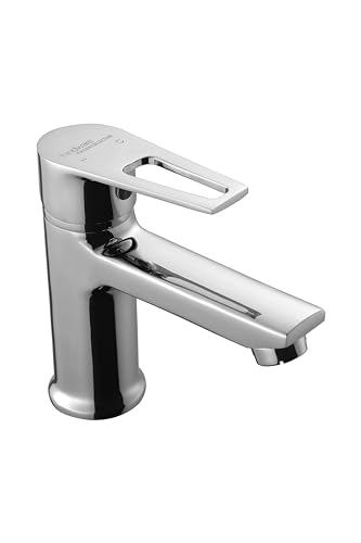 Image of Hindware Italian Collection Aspiro Range F570011CP Single Lever Basin Mixer | Made of Brass | Mirror-Like Finish