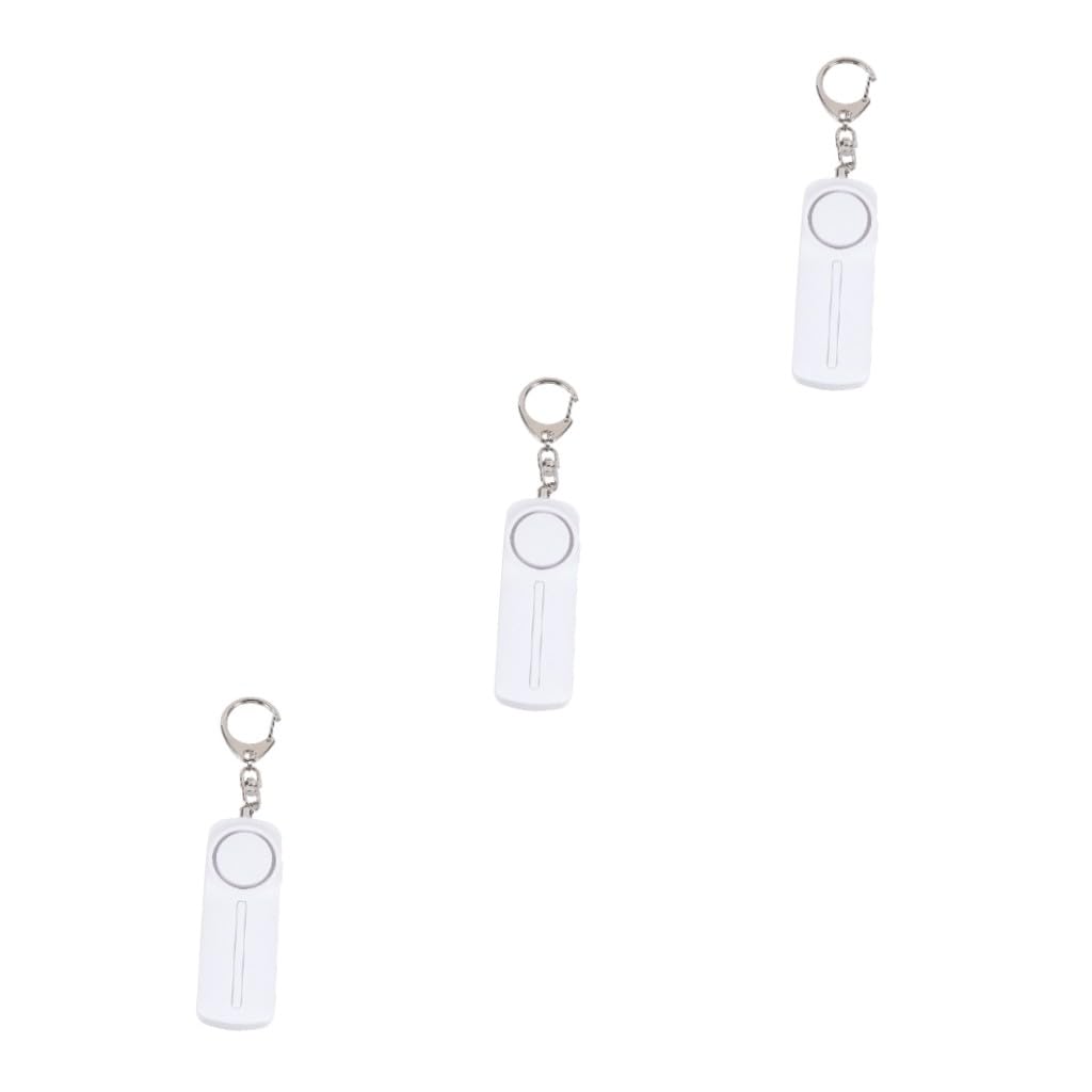 OSALADI 3piezas Alarma Personal De Seguridad con Luz Led para Mujeres Dispositivo De Emergencia Portátil para Situaciones Críticas para Correr Pasear Perros y Actividades Al Aire