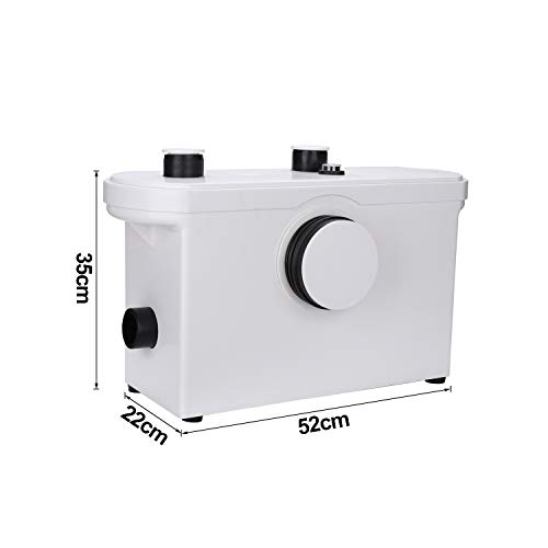 VINGO Aguas Residuales Inodoro 600W, Bomba Agua De Aguas Residuales 140