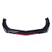 Universal Glossy Black Performance Style Front Bumper Lip Chin Spoiler Splitter