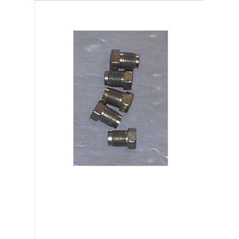 Pack 5 10mm X 1mm Male brake pipe nuts Cover