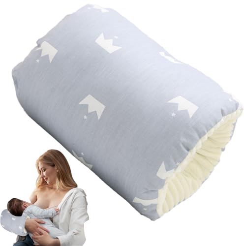 Image of HOWUKE Baby Nursing Arm Breastfeeding Pillow, Breast Feeding Pillows for Babies, Bottle Feeding Travel Pillows for Newborn