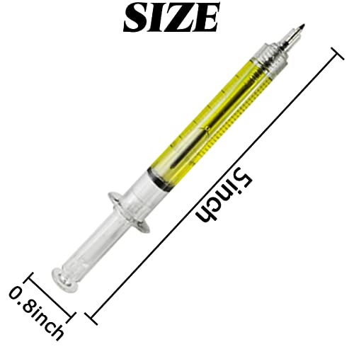 Yoohua 36Pcs Syringe Pens, Retractable Fun Multi Color Novelty Pen For Nurses, Nursing Student School Supplies, Birthdays, Stocking Stuffers And Party Favor Gift (Sp-36) #TOP1