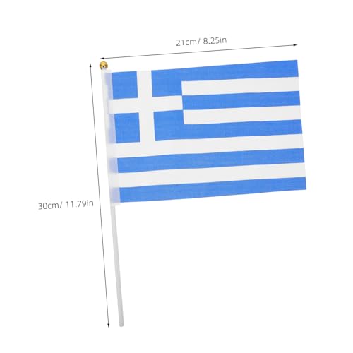 Petit drapeau main Grèce pas encombrant lot de 100 pour célébrer sans effort - 2