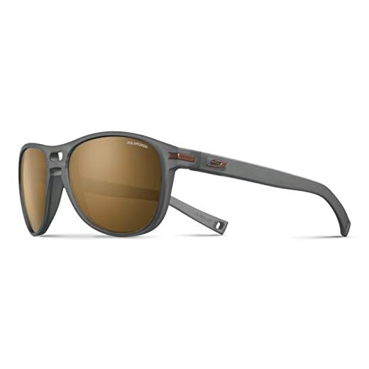 Julbo herr solglasögon Galway, svart transparent matt