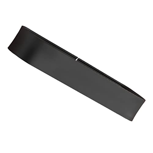BUGUUYO Soporte De Aluminio para Baño Y Cocina Estante Adhesivo Sin Taladro Organizador De Cepillos Y Tazas Rack Montado Pared con Drenaje Color Negro