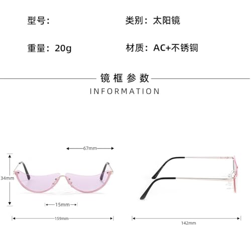 Lunettes de soleil UV400 demi-monture pour éliminer la fatigue visuelle - 6