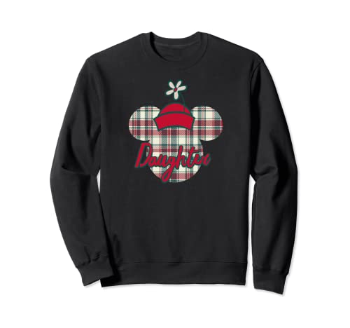 Sweat Minnie Mouse Disney de Noël en tartan pour les matins d'hiver en famille