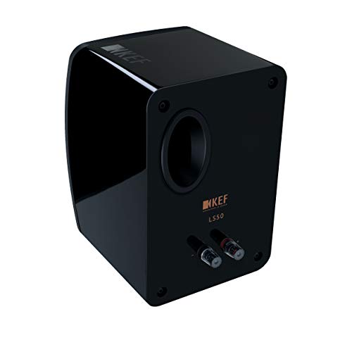 KEF LS50 Mini Monitor - High Gloss Piano Black (Pair), Speaker only