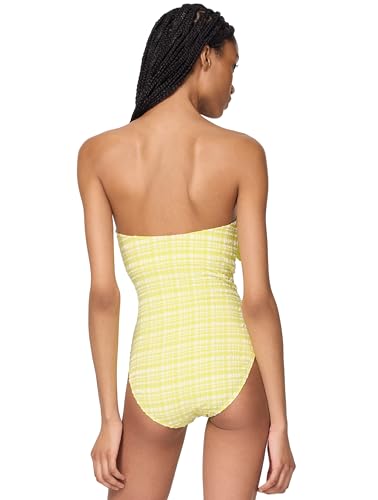 kate spade new york Women's Ocean Plaid Bow One Piece2