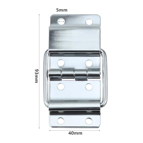 Charnière de support anti-chute pour coffre, boîte à outils et armoire - 4