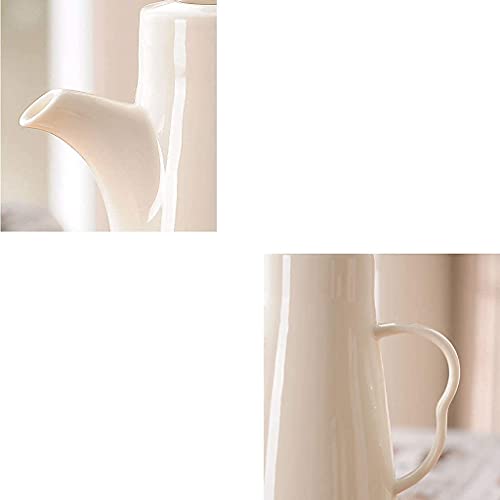 Bouteille d'huile en céramique blanche pour préserver les arômes - 3