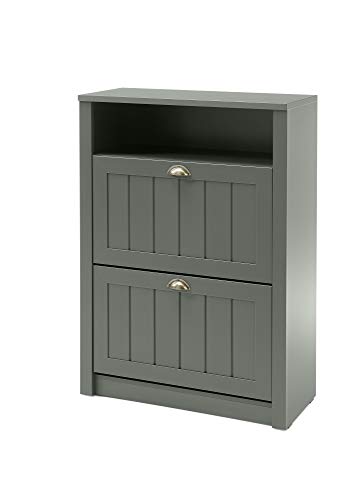 Beauty.Scouts Möbel IM Schuhschrank Monde Holzdekor grün 80x112x36cm Schrank Cover