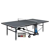 Schildkröt Unisex Erwachsene ProTec Outdoor Tischtennistisch, matt-schwarz, One Size