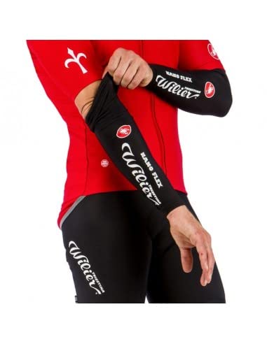 Manguitos ciclismo WILIER de Nanoflex repelente al agua - XL