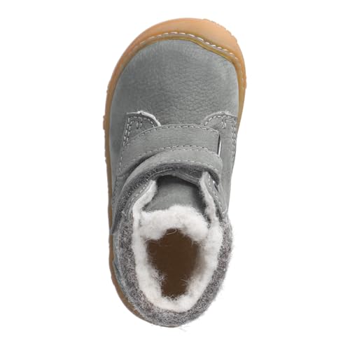 RICOSTA Jungen Stiefel NICO, Kinder Lauflernschuhe, Weite: Weit, terracare,Barfuß-Schuh, Booties, wasserdicht, Klettstiefel, Salbei (570)… – Ansicht 6