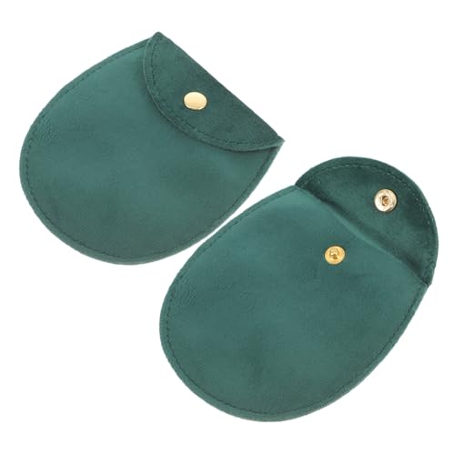 FOMIYES 2Pcs Retro Pouch Portable Pocket Watch Storage Bag Thickened Double Sided Design for Protecting Pocket Watches present for Collectors and Travelers