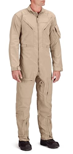 Propper Men's CWU 27/P Nomex Flight Suit, AF Tan, 42