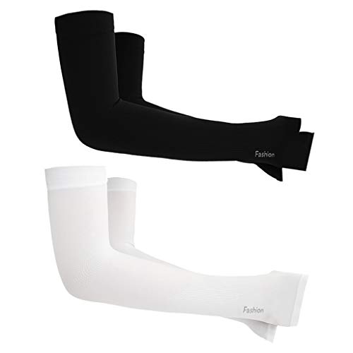 Flameer Proteção Solar UV Capa De Manga Para Braço De Refrigeração Homens Mulheres Ciclismo Golfe Es