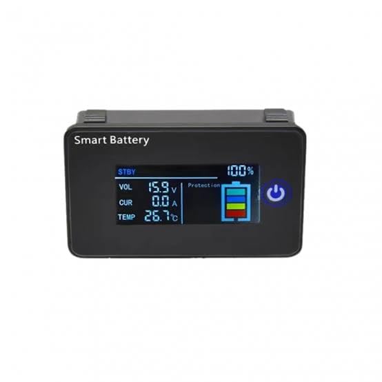 Lithium Battery LCD Display Monitor For JBD BMS, UART Communication with Connection Cable