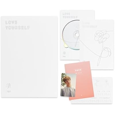 5th Mini Album [LOVE YOURSELF 承 'Her'] (O Ver.) Photobook + CD + Mini Book + Photocard + Sticker Pack + 1 Hand Mirror + 5 Extra Photos