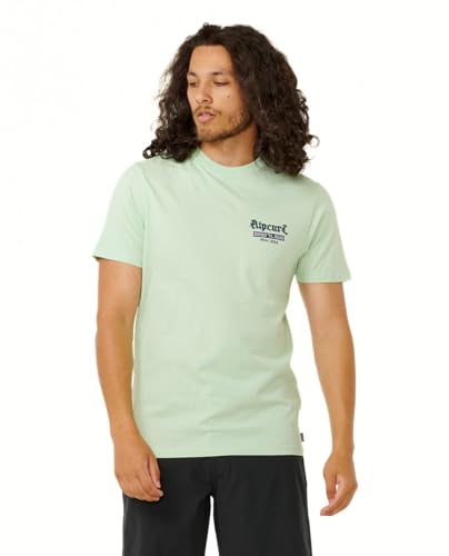 Rip Curl Men's Graphic Short Sleeve Crew Neck T-Shirt – Standard Fit Casual Tee | Soft Cotton Shirt With Cool Prints