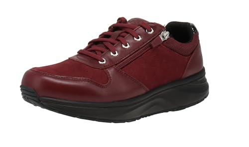 Baskets Dynamo Zip W Joya de marche urbaine confortable en cuir rouge 39
