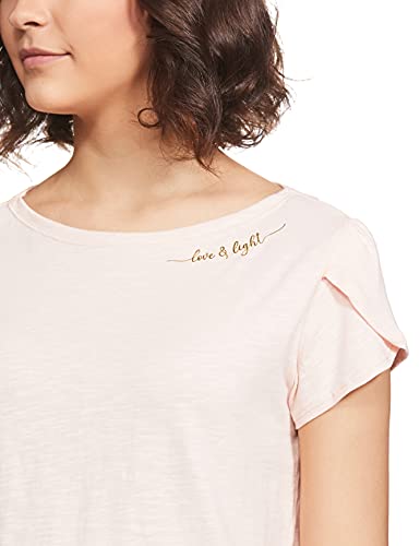 Image of Enamor Women's Solid Relaxed Fit T-Shirt
