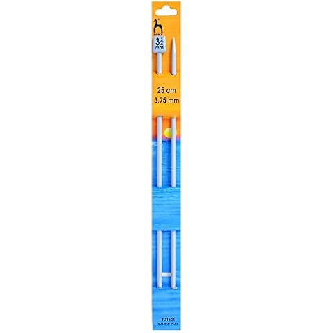 Pony - Single Ended Classic Knitting Needles - Aluminium - 25cm x 3.75mm Cover
