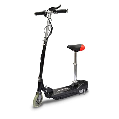 Patinete eléctrico con Asiento Negro 120 W,Patinetes-90311